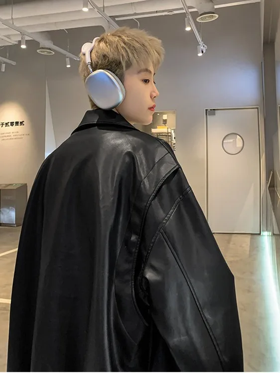 Men Leather Coat Men Fall American High-grade Lapel Loose PU Leather Motorcycle Jacket Men Leather Coat Men Winter Clothes
Men Leather Coat Men Fall American High-grade Lapel Loose PU Leather Motorcycle Jacket Men Leather Coat Men Winter Clothes
