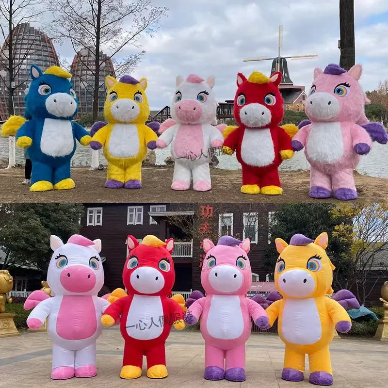Chinese Zodiac Year of The Horse Mascot Inflatable Doll Costume Large Scale Commercial Performance Show No Battery
Chinese Zodiac Year of The Horse Mascot Inflatable Doll Costume Large Scale Commercial Performance Show No Battery