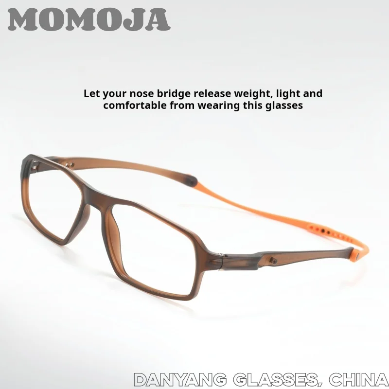 MOMOJA 2026 New Men's Ultra Light TR90 Outdoor Anti Drop Eyeglasses Basketball Football Running sports glasses frame 9302TR
MOMOJA 2026 New Men's Ultra Light TR90 Outdoor Anti Drop Eyeglasses Basketball Football Running sports glasses frame 9302TR