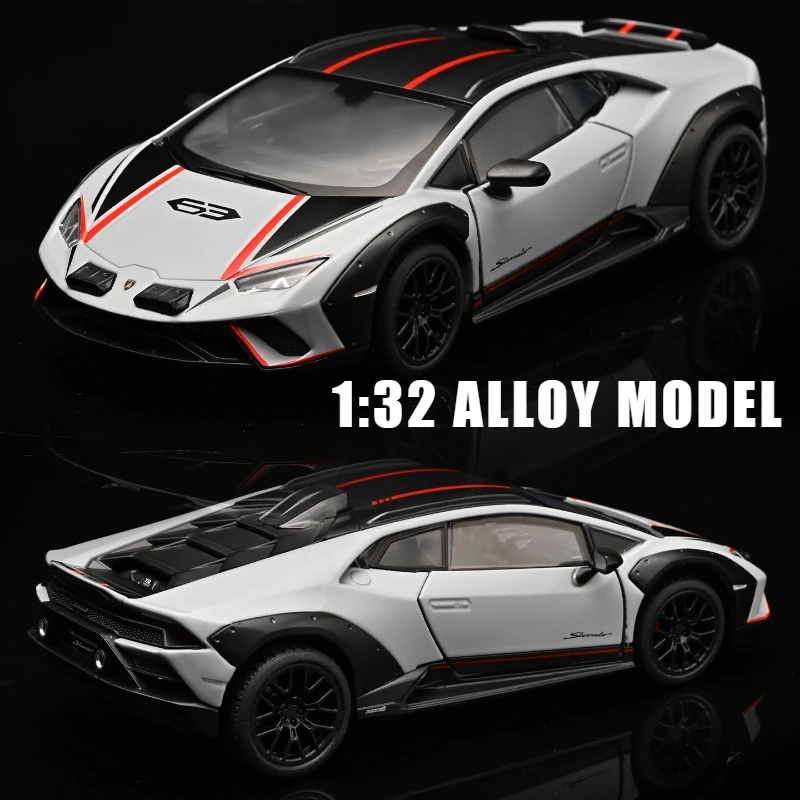1:32 Huracan Sterrato Sports Car Alloy Model Diecasts Metal Toy Car Model Collection with Light Simulation Childrens Gifs
1:32 Huracan Sterrato Sports Car Alloy Model Diecasts Metal Toy Car Model Collection with Light Simulation Childrens Gifs
