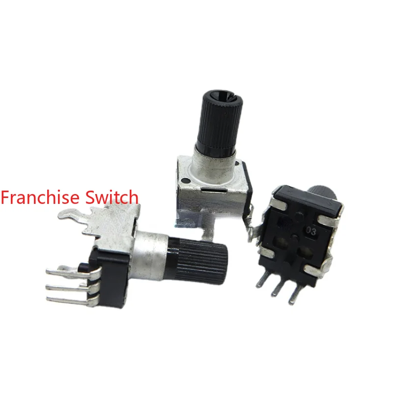 10PCS RA09 Potentiometer Sealed 9mm Plastic Shaft Rotation Volume Adjustment B10K
10PCS RA09 Potentiometer Sealed 9mm Plastic Shaft Rotation Volume Adjustment B10K