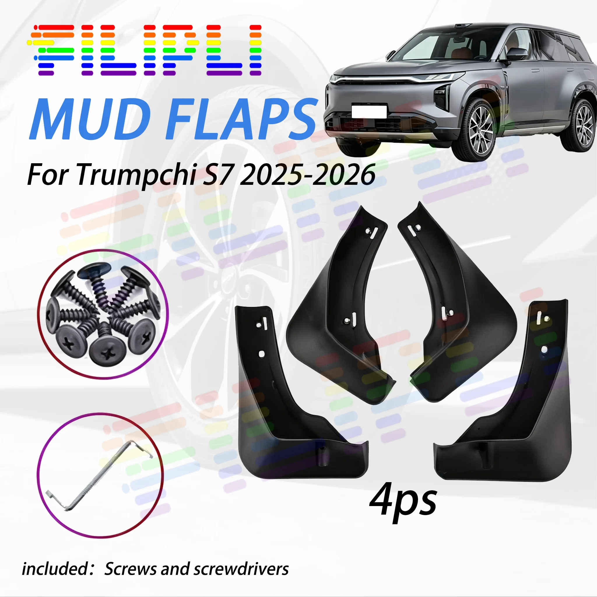 Car Mudguards For Trumpchi 57 2025 2026 4PCS Wheel Mud Flaps Splash Guards Front Rear Fenders
Car Mudguards For Trumpchi 57 2025 2026 4PCS Wheel Mud Flaps Splash Guards Front Rear Fenders