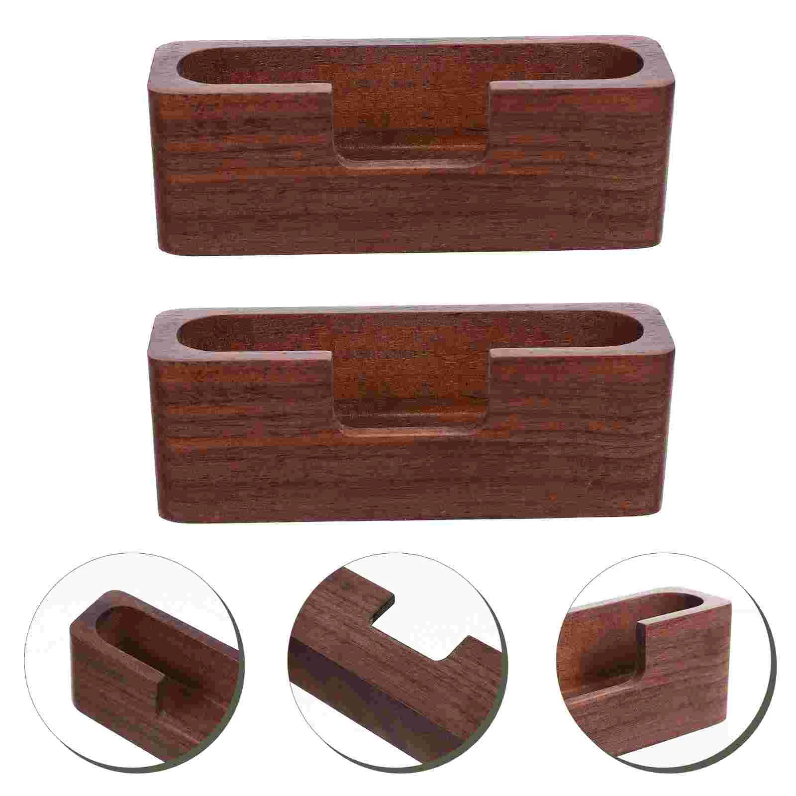 2 Pcs Walnut Business Card Case Home Holder Stand Office Display Storage for Cards Desktop Organizer Shelf
2 Pcs Walnut Business Card Case Home Holder Stand Office Display Storage for Cards Desktop Organizer Shelf