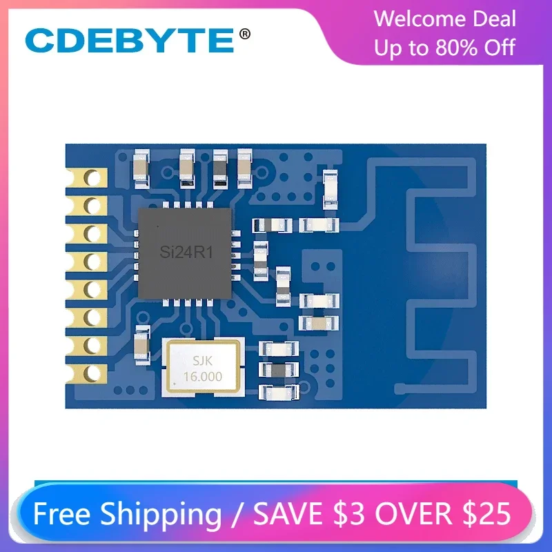 Радиочастотный модуль Si24R1 2,4 ГГц, nRF24L01 + GFSK ISM, стандартная SMD антенна PCB, беспроводной модуль приемника связи с усилением мощности
Радиочастотный модуль Si24R1 2,4 ГГц, nRF24L01 + GFSK ISM, стандартная SMD антенна PCB, беспроводной модуль приемника связи с усилением мощности