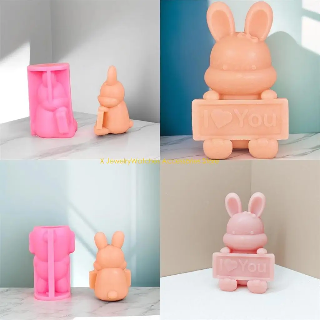 31KD Rabbits Love Message Silicone Mould Endearing Rabbits Sign Decorations Silicone Mold for Memorable Proposals
31KD Rabbits Love Message Silicone Mould Endearing Rabbits Sign Decorations Silicone Mold for Memorable Proposals