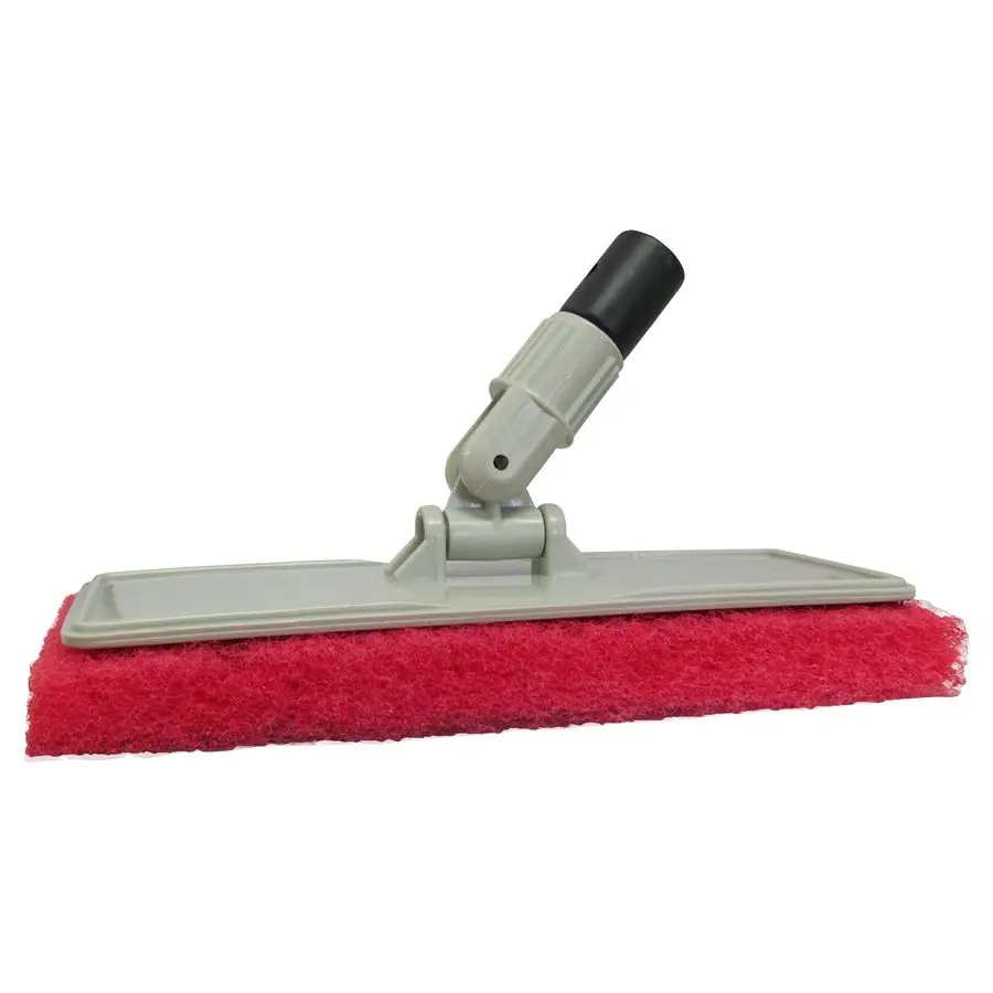 Large Scrub Pad with Flexible Head Scrubber Medium Texture Red Attach to Extension Handle for an Extra 310 of Reach 040124
Large Scrub Pad with Flexible Head Scrubber Medium Texture Red Attach to Extension Handle for an Extra 310 of Reach 040124