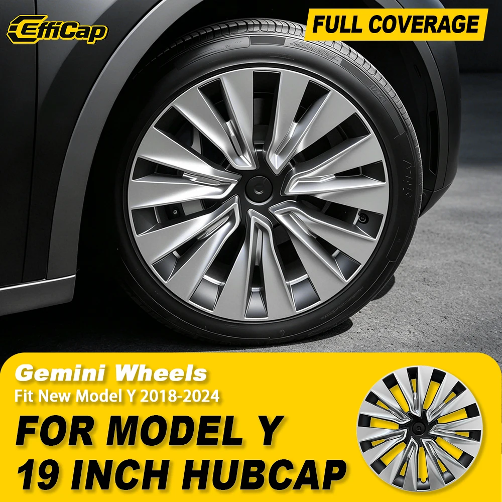 19 Inch 4PCS HubCaps for Tesla Model Y 2018-2024 Gemini Wheel Replacement Performance Automobile Full Wheel Cover Accessories
19 Inch 4PCS HubCaps for Tesla Model Y 2018-2024 Gemini Wheel Replacement Performance Automobile Full Wheel Cover Accessories