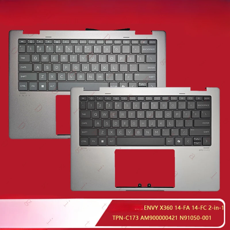 YU-- for HP ENVY X360 14-FA 14-FC 2-in-1 TPN-C173CKeyboard Palm Rest Cover
YU-- for HP ENVY X360 14-FA 14-FC 2-in-1 TPN-C173CKeyboard Palm Rest Cover