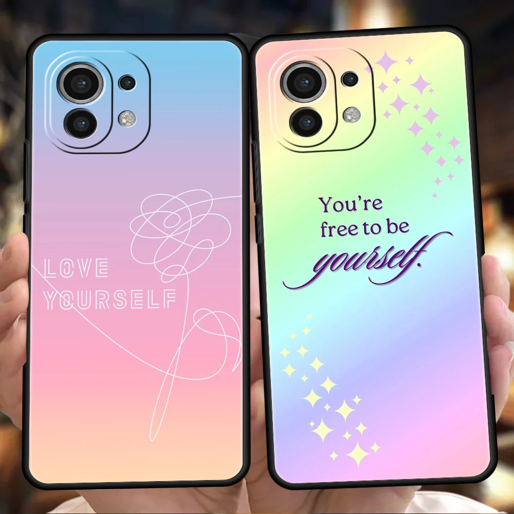 Gradient BE YOURSELF Phone Case for Xiaomi Poco F6 F5 F4 F3 X6 X5 X4 X3 NFC M5 M4 M3 C51 C50 C55 GT 5G Silicone Cover Capas Bags
Gradient BE YOURSELF Phone Case for Xiaomi Poco F6 F5 F4 F3 X6 X5 X4 X3 NFC M5 M4 M3 C51 C50 C55 GT 5G Silicone Cover Capas Bags