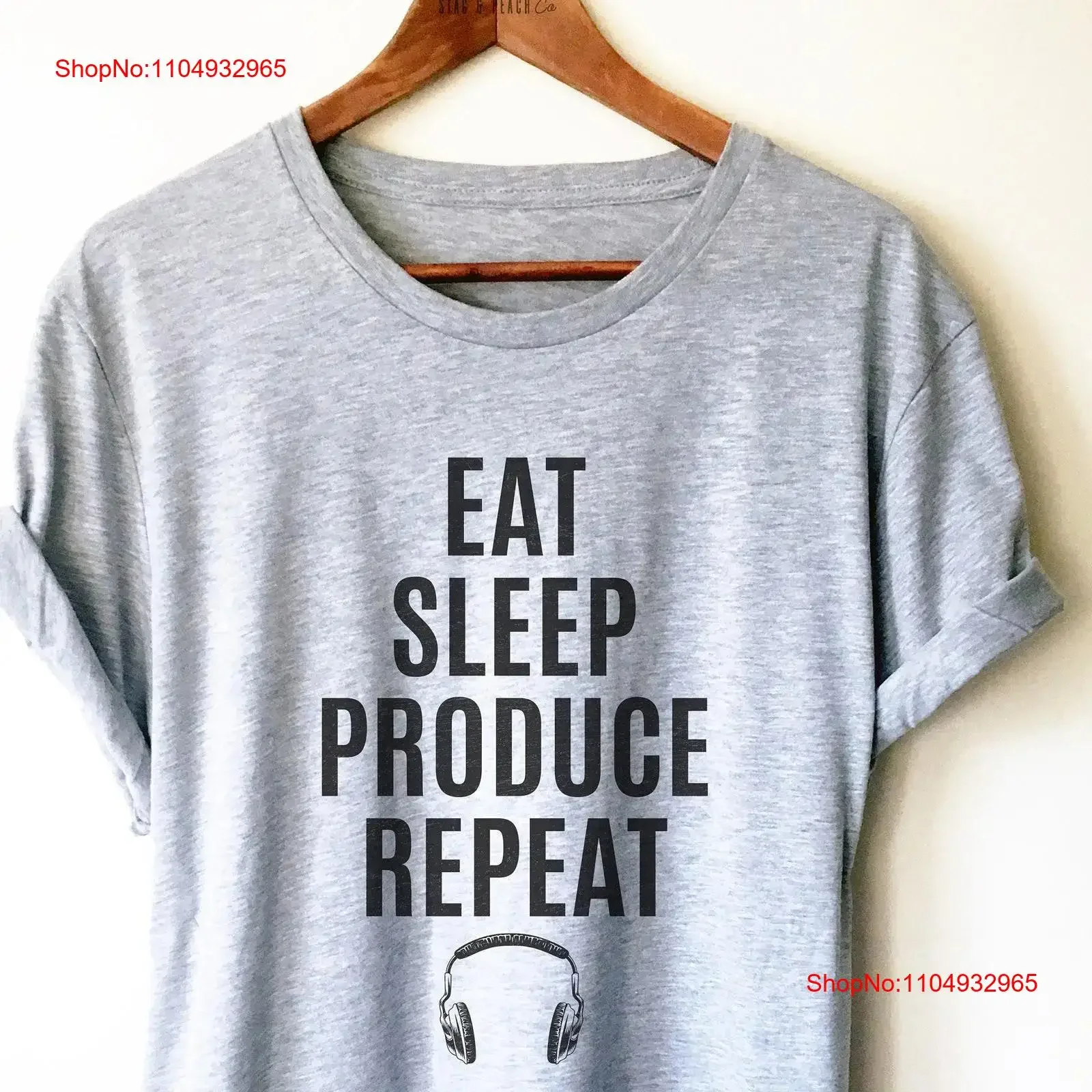 Eat Sleep Produce RepeaT T Shirt Music Production Studio Musician s vintage Washed Stylish Soft fashion Unisex Stretched
Eat Sleep Produce RepeaT T Shirt Music Production Studio Musician s vintage Washed Stylish Soft fashion Unisex Stretched