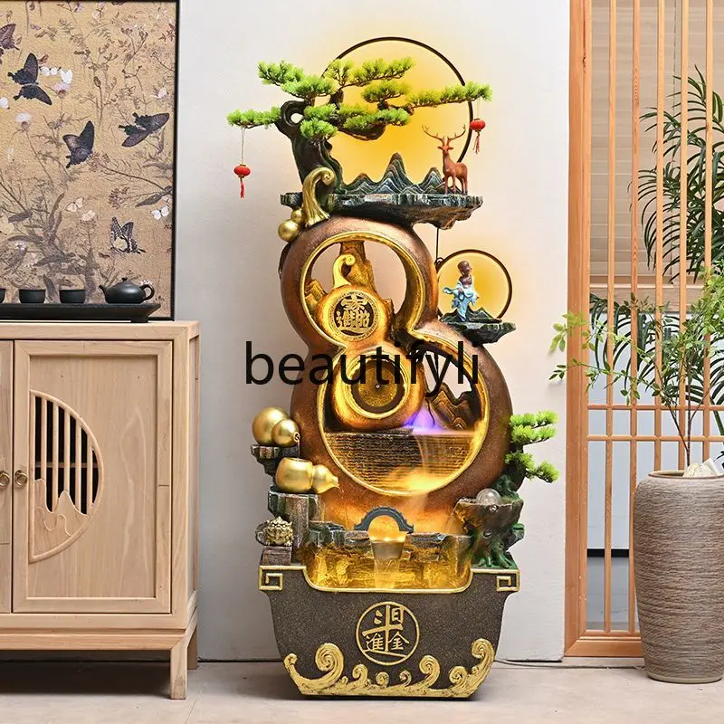 Flowing water ornament office living room landscape rockery circulating water flowing landscape Chinese decoration
Flowing water ornament office living room landscape rockery circulating water flowing landscape Chinese decoration