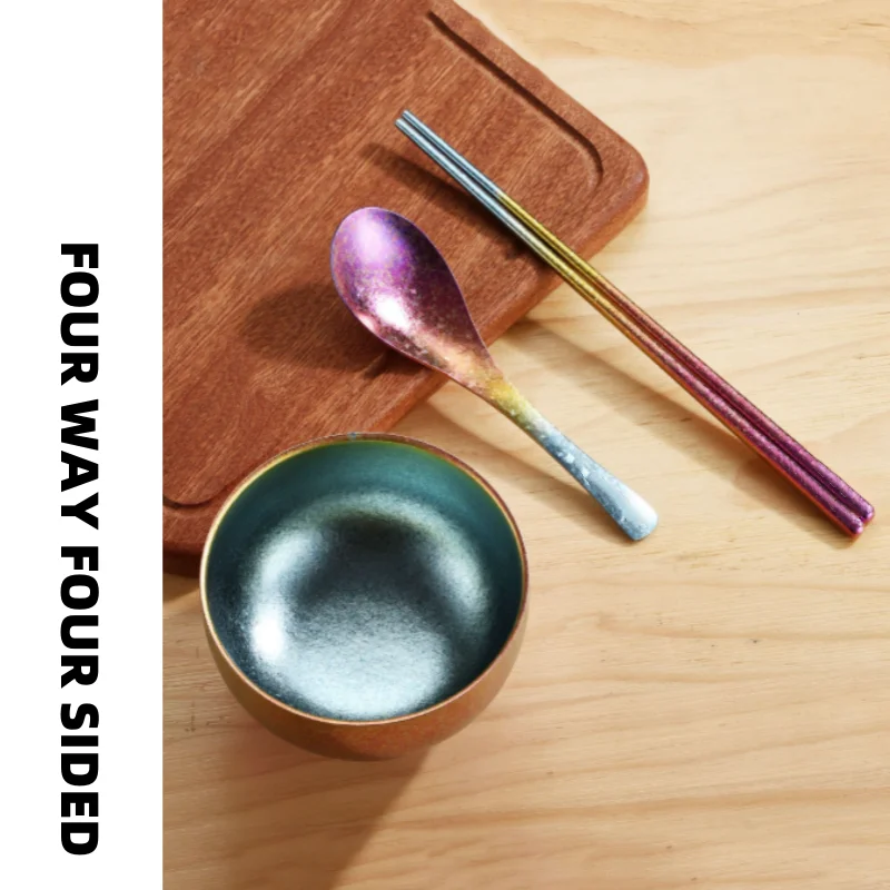 Красочные палочки для еды, ложек, вилок, чашек и посуды из чистого титана с цветком льда для кемпинга и походов на открытом воздухе
Красочные палочки для еды, ложек, вилок, чашек и посуды из чистого титана с цветком льда для кемпинга и походов на открытом воздухе