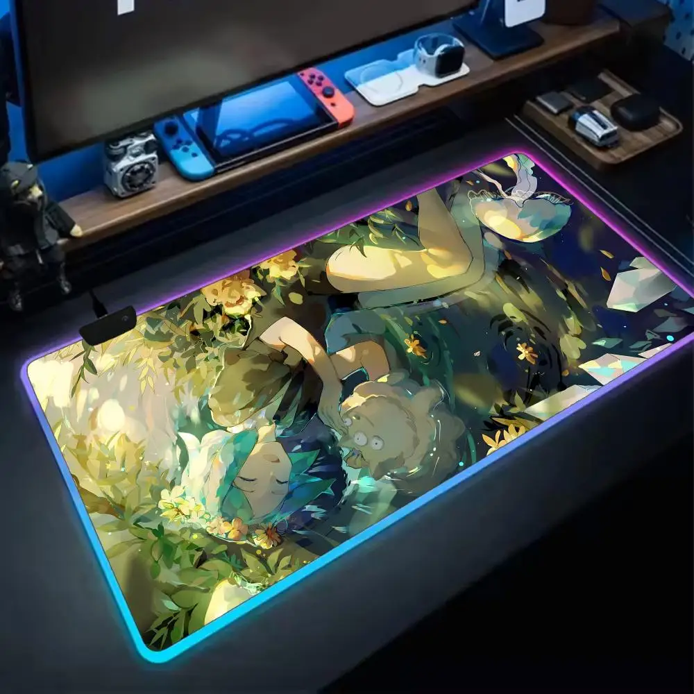 Cool Land Of The Lustrous Mouse Pad Anime Gaming Mouse Pad LED Table Pads Backlit Rubber Desktop XXL RGB Desk Mats
Cool Land Of The Lustrous Mouse Pad Anime Gaming Mouse Pad LED Table Pads Backlit Rubber Desktop XXL RGB Desk Mats