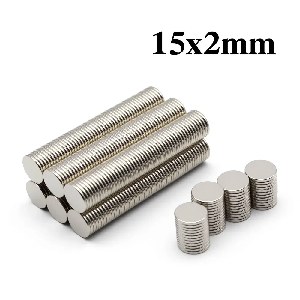 15x2mm Super Powerful Round Magnet Neodymium Magnet NdfeB N35 Strong Permanent Magnetic imanes Refrigerator Magnet
15x2mm Super Powerful Round Magnet Neodymium Magnet NdfeB N35 Strong Permanent Magnetic imanes Refrigerator Magnet