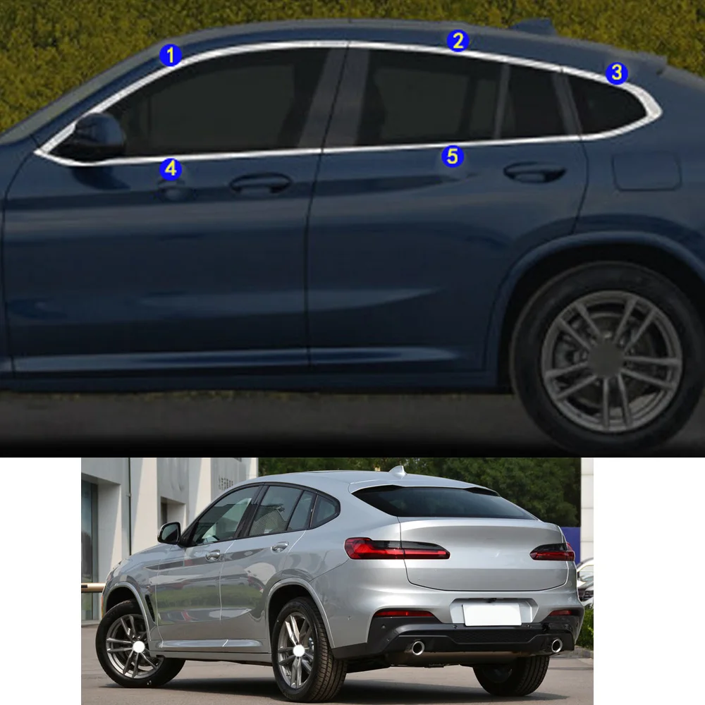 Для BMW X4 xDrive 25i 30i 2019 2020 2021, автомобильная наклейка, декоративная стойка, окно, средняя полоса, отделка, рамка, капоты
Для BMW X4 xDrive 25i 30i 2019 2020 2021, автомобильная наклейка, декоративная стойка, окно, средняя полоса, отделка, рамка, капоты