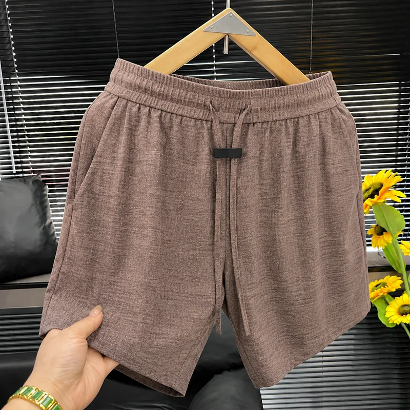 2026 Summer Men's Synthetic Hemp Silk Elastic Waist Casual Shorts - Breathable and Lightweight Pants
2026 Summer Men's Synthetic Hemp Silk Elastic Waist Casual Shorts - Breathable and Lightweight Pants