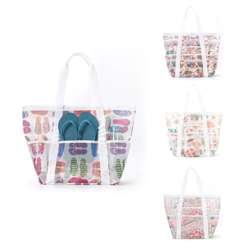 Women's Vacation-style Beach Bag, Multi-pocket Foldable Large-capacity Beach Mesh Tote Bag, Seaside Storage Bag
Women's Vacation-style Beach Bag, Multi-pocket Foldable Large-capacity Beach Mesh Tote Bag, Seaside Storage Bag