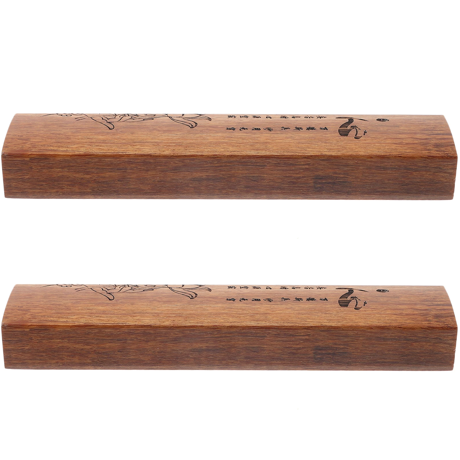 2pcs Wood Calligraphy Paperweights 18cm Durable Smooth Rectangular Writing Practice Desk Decoration Supplies
2pcs Wood Calligraphy Paperweights 18cm Durable Smooth Rectangular Writing Practice Desk Decoration Supplies