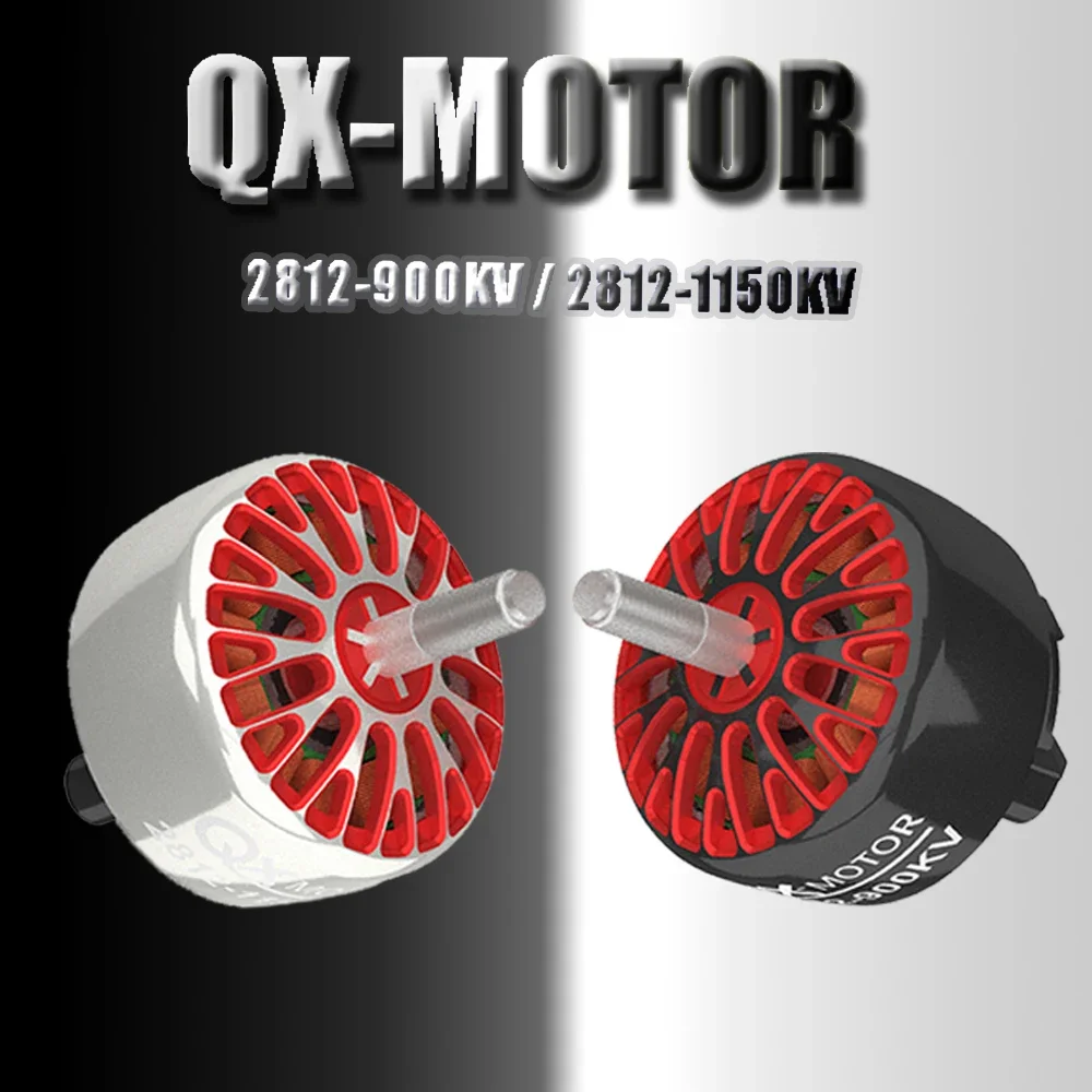 QX-MOTOR QX2812 Brushless Crossover Machine Motor, QX2812, 900kV, 1150kV, 8-9 Inch FPV Racks, XL8, XL9
QX-MOTOR QX2812 Brushless Crossover Machine Motor, QX2812, 900kV, 1150kV, 8-9 Inch FPV Racks, XL8, XL9