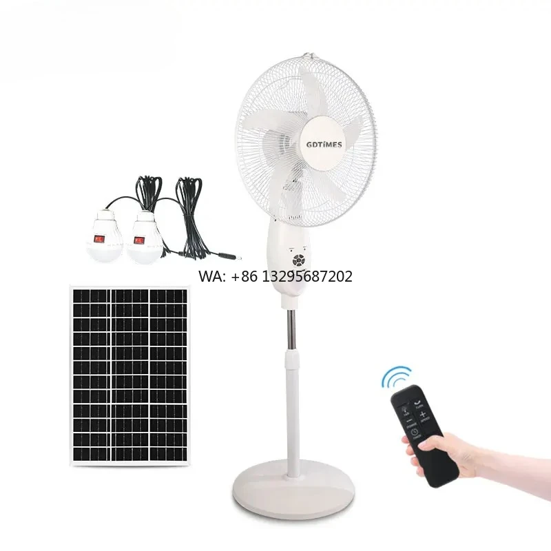 OEM Solar AC DC Stand Fan with Remote Metal Grill Electric Standing Fan with Panel LED Light
OEM Solar AC DC Stand Fan with Remote Metal Grill Electric Standing Fan with Panel LED Light