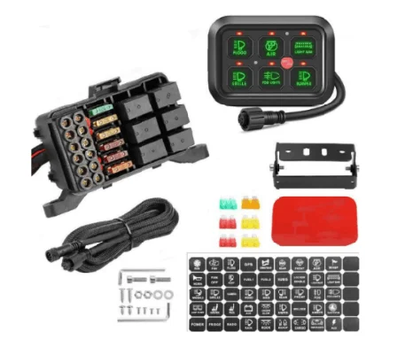 Световая панель аварийного переключателя, 8 групп, 6 групп, 12 В, для грузовика
Световая панель аварийного переключателя, 8 групп, 6 групп, 12 В, для грузовика