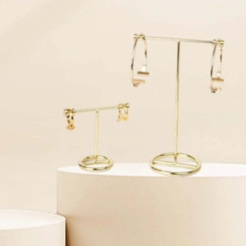 T-Shaped Jewelry Display Stand Premium Feel Creative Metal Earring Display Rack Professional Durable Earring Holder
T-Shaped Jewelry Display Stand Premium Feel Creative Metal Earring Display Rack Professional Durable Earring Holder