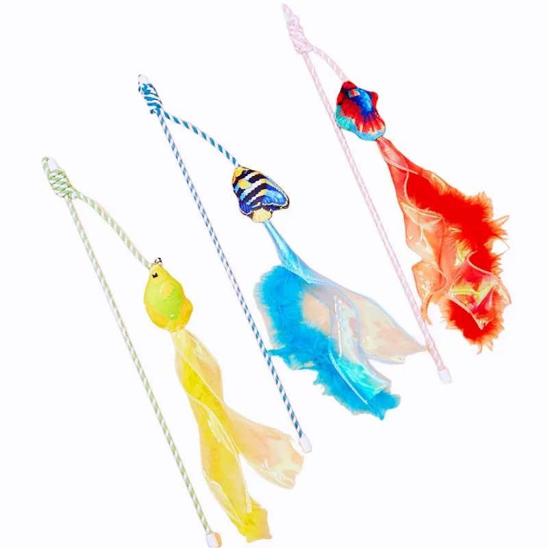 Cat Toy Feather Cats Stick Fish Tassel Cat Toys Interactive Cotton Rope Toy Feather Sticks Toys for Cats Scratching Pet Supplies
Cat Toy Feather Cats Stick Fish Tassel Cat Toys Interactive Cotton Rope Toy Feather Sticks Toys for Cats Scratching Pet Supplies
