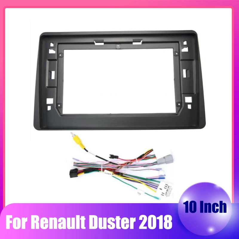 Автомобильная стереосистема 10-дюймовый большой экран 2Din, лицевая рамка для Renault Duster 2018, аудиосистема приборной панели, комплект рамки
Автомобильная стереосистема 10-дюймовый большой экран 2Din, лицевая рамка для Renault Duster 2018, аудиосистема приборной панели, комплект рамки