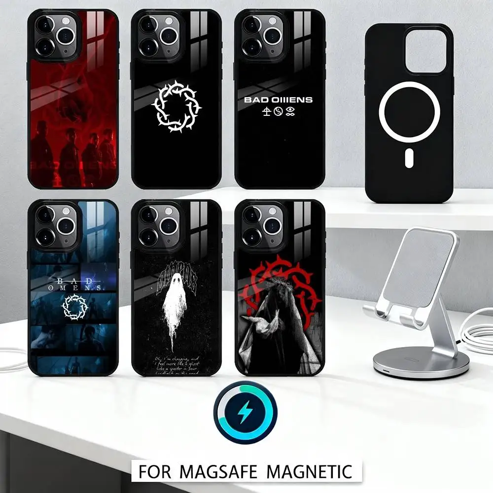 Band Bad Omens Phone Case Magnetic For iPhone17 16 15 14 13 12 Pro Max For Magsafe Wireless Charging Cover
Band Bad Omens Phone Case Magnetic For iPhone17 16 15 14 13 12 Pro Max For Magsafe Wireless Charging Cover
