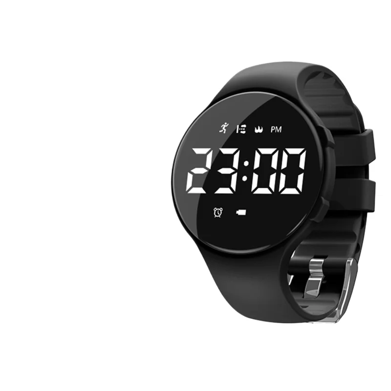 Умные электронные часы, бесшумный вибрационный будильник, устройство пробуждения, черный технологический браслет
Умные электронные часы, бесшумный вибрационный будильник, устройство пробуждения, черный технологический браслет