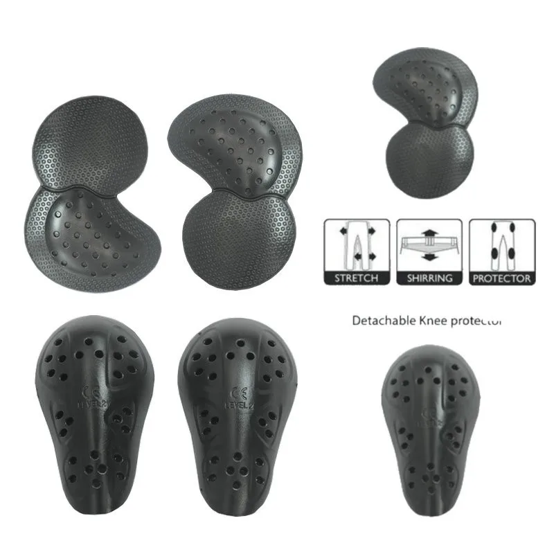 Thickened anti-drop black knee, leg and hip guards four-piece set for motorcycle riding equipment and protective gear
Thickened anti-drop black knee, leg and hip guards four-piece set for motorcycle riding equipment and protective gear