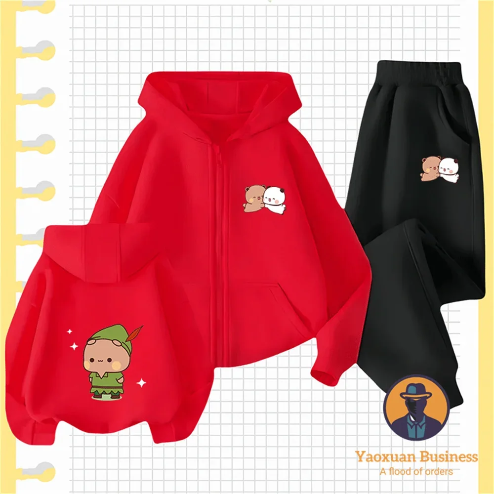 Soft Fabric Casual Pure Cotton Bubu & Dudu Zipper Suit Autumn Winter Everyday Two Piece Set
Soft Fabric Casual Pure Cotton Bubu & Dudu Zipper Suit Autumn Winter Everyday Two Piece Set