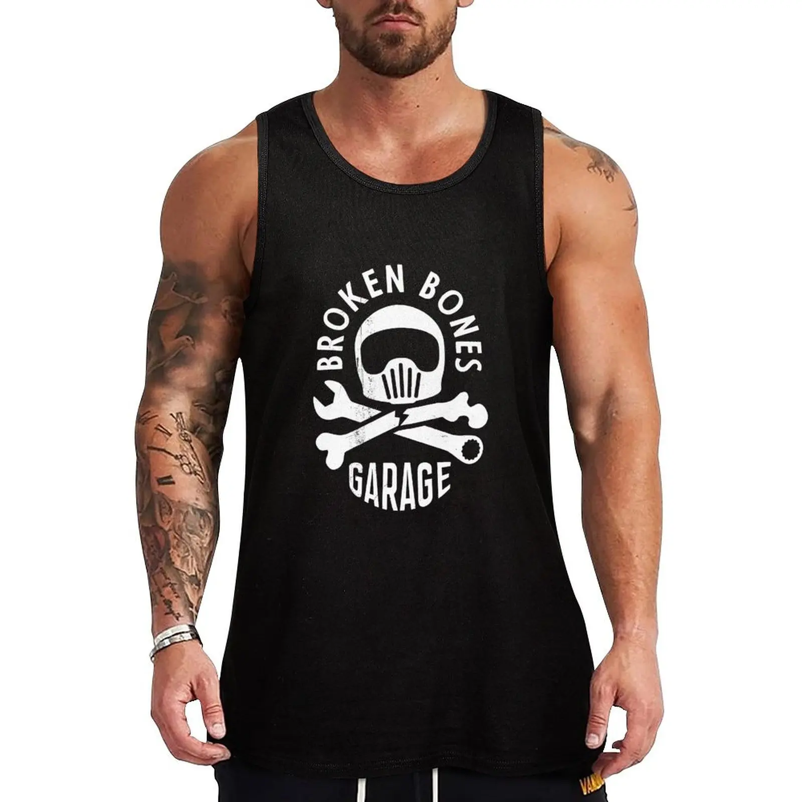 BROKEN BONES GARAGE Tank Top Sports Performance Tank Top Gym Fitness Sleeveless
BROKEN BONES GARAGE Tank Top Sports Performance Tank Top Gym Fitness Sleeveless