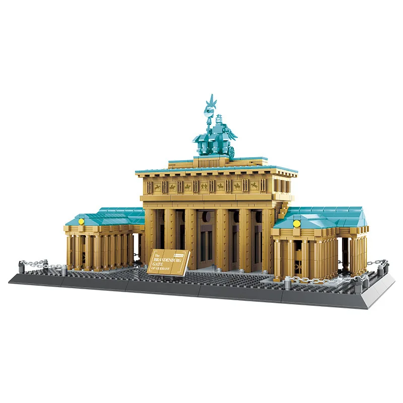 1551pcs Brandenburg Gate Berlin Building Blocks NO.6211 Model Educational Toys for Kids Adults Historical Architecture Replica
1551pcs Brandenburg Gate Berlin Building Blocks NO.6211 Model Educational Toys for Kids Adults Historical Architecture Replica