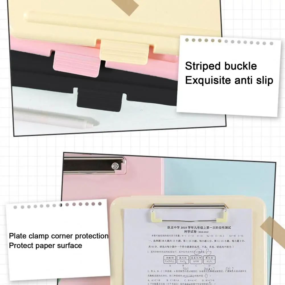 Large Capacity File Box Portable Storage Clipboard with Pen Holder Lightweight File Box for Home School Office Organization
Large Capacity File Box Portable Storage Clipboard with Pen Holder Lightweight File Box for Home School Office Organization