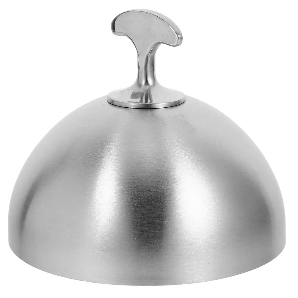 Stainless Steel Food Dome Lid Anti-Oil Splashing Cover for Steaks Sandwiches Burgers Simple Generous Design Kitchen Use
Stainless Steel Food Dome Lid Anti-Oil Splashing Cover for Steaks Sandwiches Burgers Simple Generous Design Kitchen Use