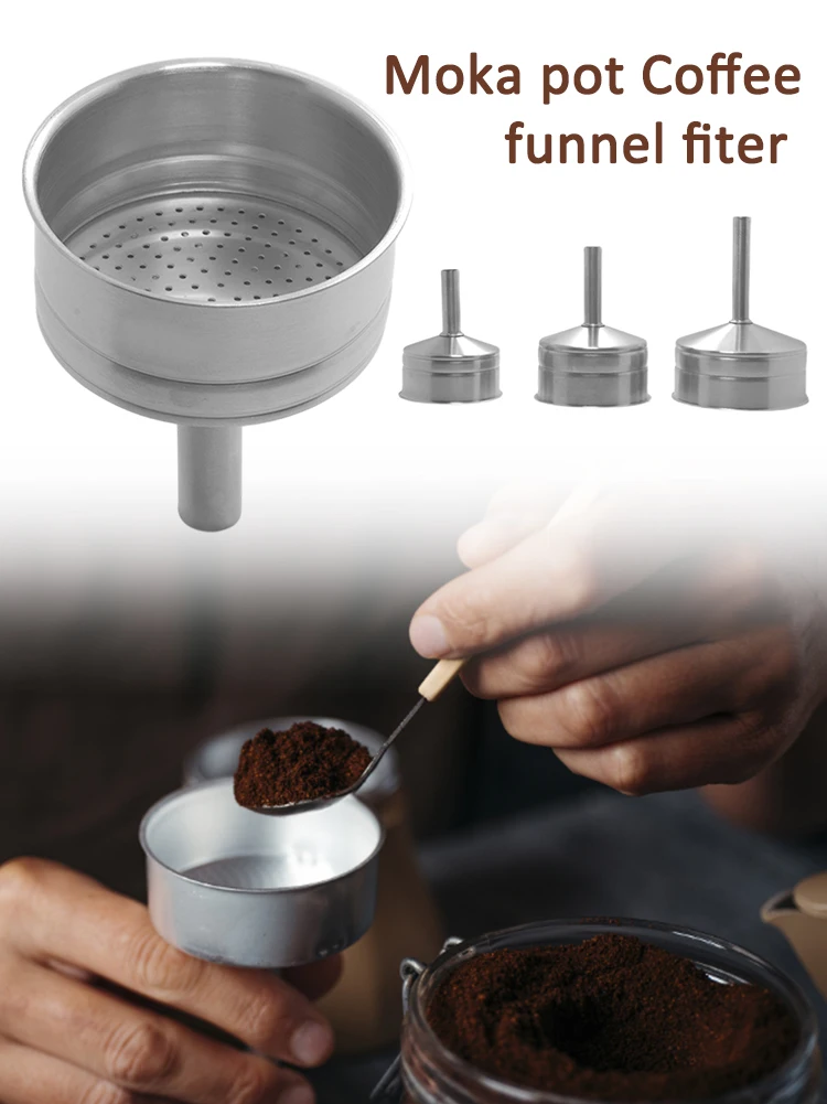 Moka Express Replacement Funnel Kits Stainless Steel Funnel Filter Plate With Espresso Coffee Gasket Seals Coffee Accessories
Moka Express Replacement Funnel Kits Stainless Steel Funnel Filter Plate With Espresso Coffee Gasket Seals Coffee Accessories