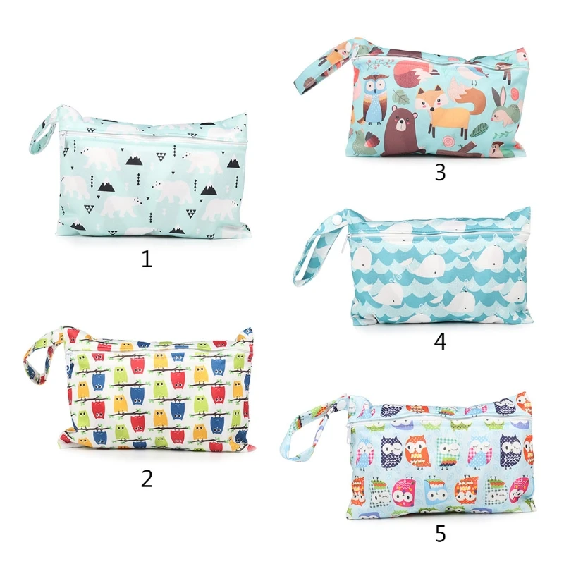 Baby Diaper Bag Printed Waterproof Wet Dry Nappy Zipper Handbag Stroller Carry Pack Travel Outdoor Wet Diaper Storage Pocket
Baby Diaper Bag Printed Waterproof Wet Dry Nappy Zipper Handbag Stroller Carry Pack Travel Outdoor Wet Diaper Storage Pocket