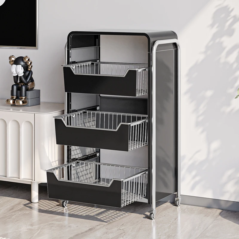 Three-layer snack rack, floor-to-ceiling multi-layer household locker, drawer-type living room for beverages, fruit shelf for st
Three-layer snack rack, floor-to-ceiling multi-layer household locker, drawer-type living room for beverages, fruit shelf for st