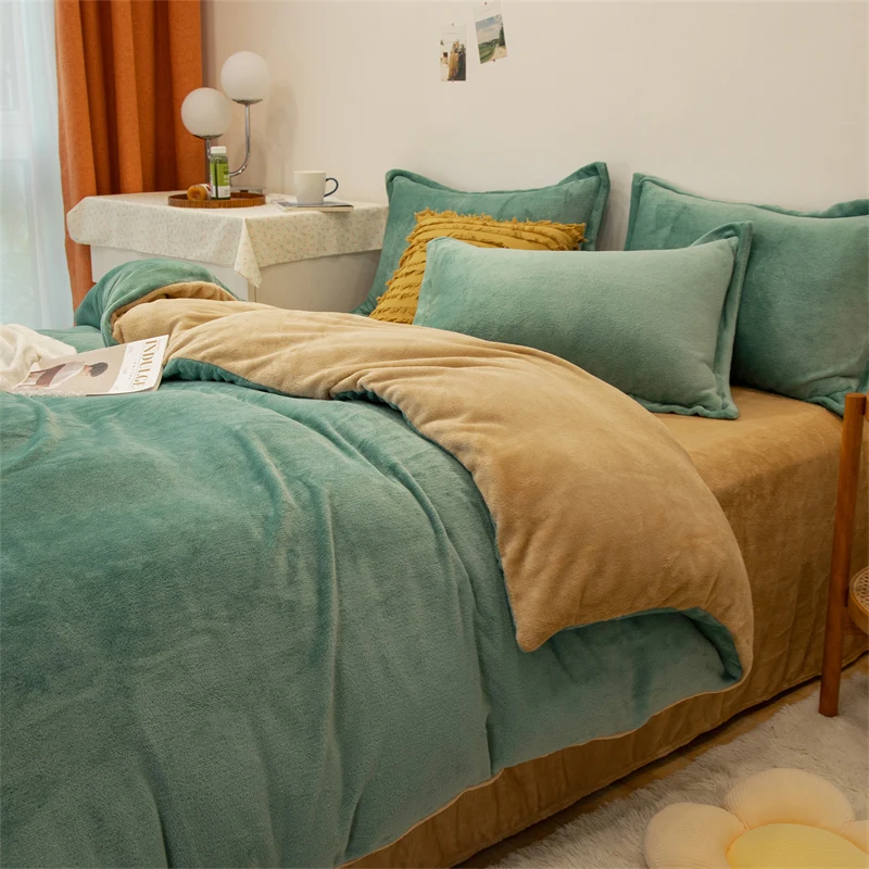 Winter Milk Velvet Thickened Flannel Double sided Velvet Coral Velvet 1pcs Duvet Cover without Pillowcase Bed Sheet
Winter Milk Velvet Thickened Flannel Double sided Velvet Coral Velvet 1pcs Duvet Cover without Pillowcase Bed Sheet