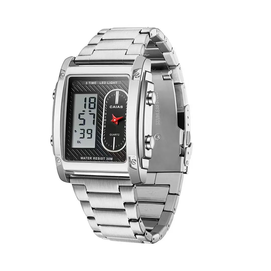 G-SHOSU Watch 2100 Unisex Digital Quartz Sports Watch Full-Featured, World Time, LED Dual Display, Sporty Casual Style
G-SHOSU Watch 2100 Unisex Digital Quartz Sports Watch Full-Featured, World Time, LED Dual Display, Sporty Casual Style