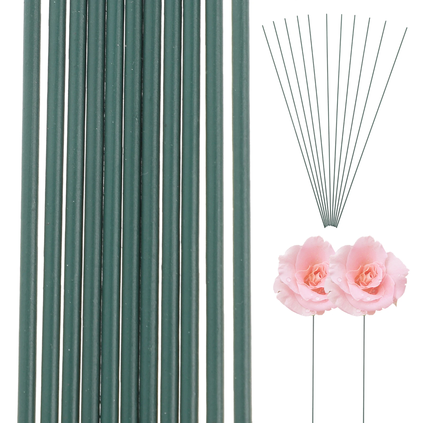 11 Pcs Artificial Flower Stems Plastic Rod Wire Green DIY Materials Decorative Wedding Home Office Coffee House Flower
11 Pcs Artificial Flower Stems Plastic Rod Wire Green DIY Materials Decorative Wedding Home Office Coffee House Flower