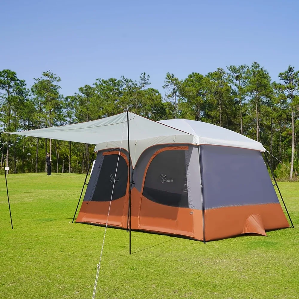 Tents,3-4 Person Camping Tent with Extended Vestibule,Weather Resistant Family Tents with Breathable Mesh Windows,Easy Install
Tents,3-4 Person Camping Tent with Extended Vestibule,Weather Resistant Family Tents with Breathable Mesh Windows,Easy Install