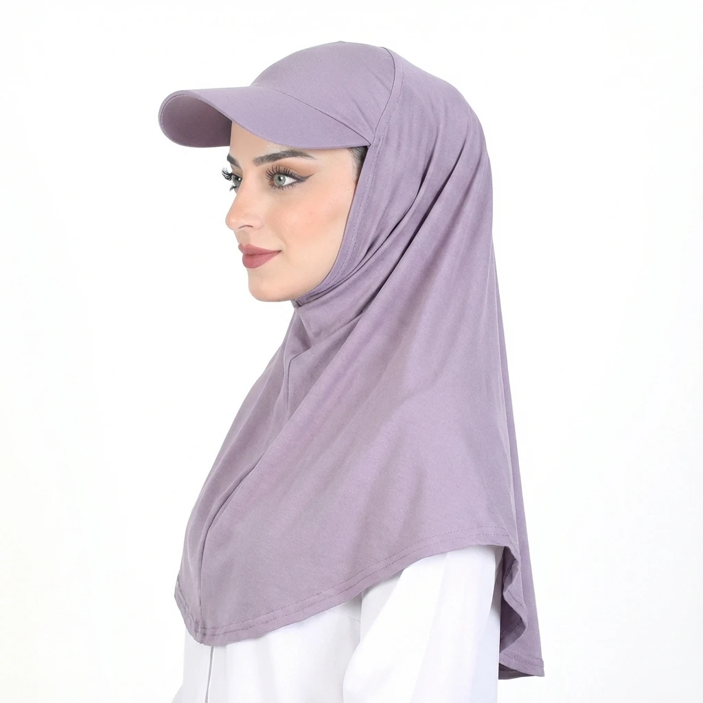 Femme Double Layered Headscarf Hat Solid Color Chiffon Baotou Hat Instant Wear Ready to Wear Hijab Sunscreen Protection
Femme Double Layered Headscarf Hat Solid Color Chiffon Baotou Hat Instant Wear Ready to Wear Hijab Sunscreen Protection