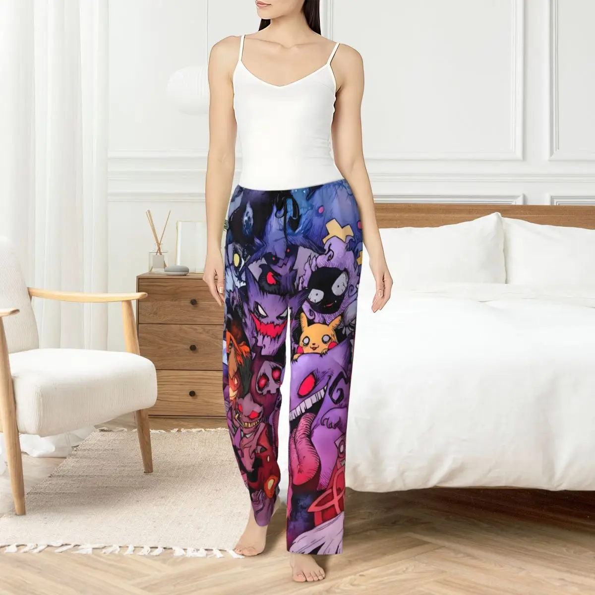 Custom G-Gengares Pajama Pants Sleepwear Women Elastic Waistband Cartoons Sleep Lounge Bottoms with Pockets
Custom G-Gengares Pajama Pants Sleepwear Women Elastic Waistband Cartoons Sleep Lounge Bottoms with Pockets