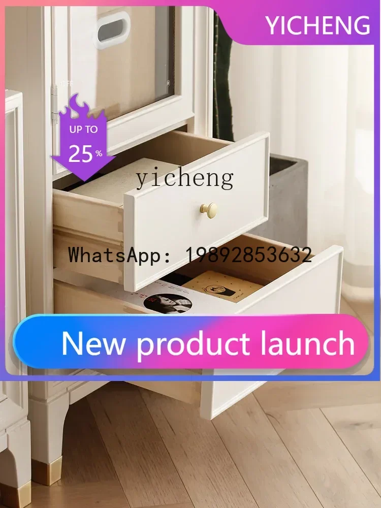 Solid Wood Glass Wine Cabinet Household Modern White Small Apartment Side Cabinet Minimalist Single Door Curio Cabinet
Solid Wood Glass Wine Cabinet Household Modern White Small Apartment Side Cabinet Minimalist Single Door Curio Cabinet