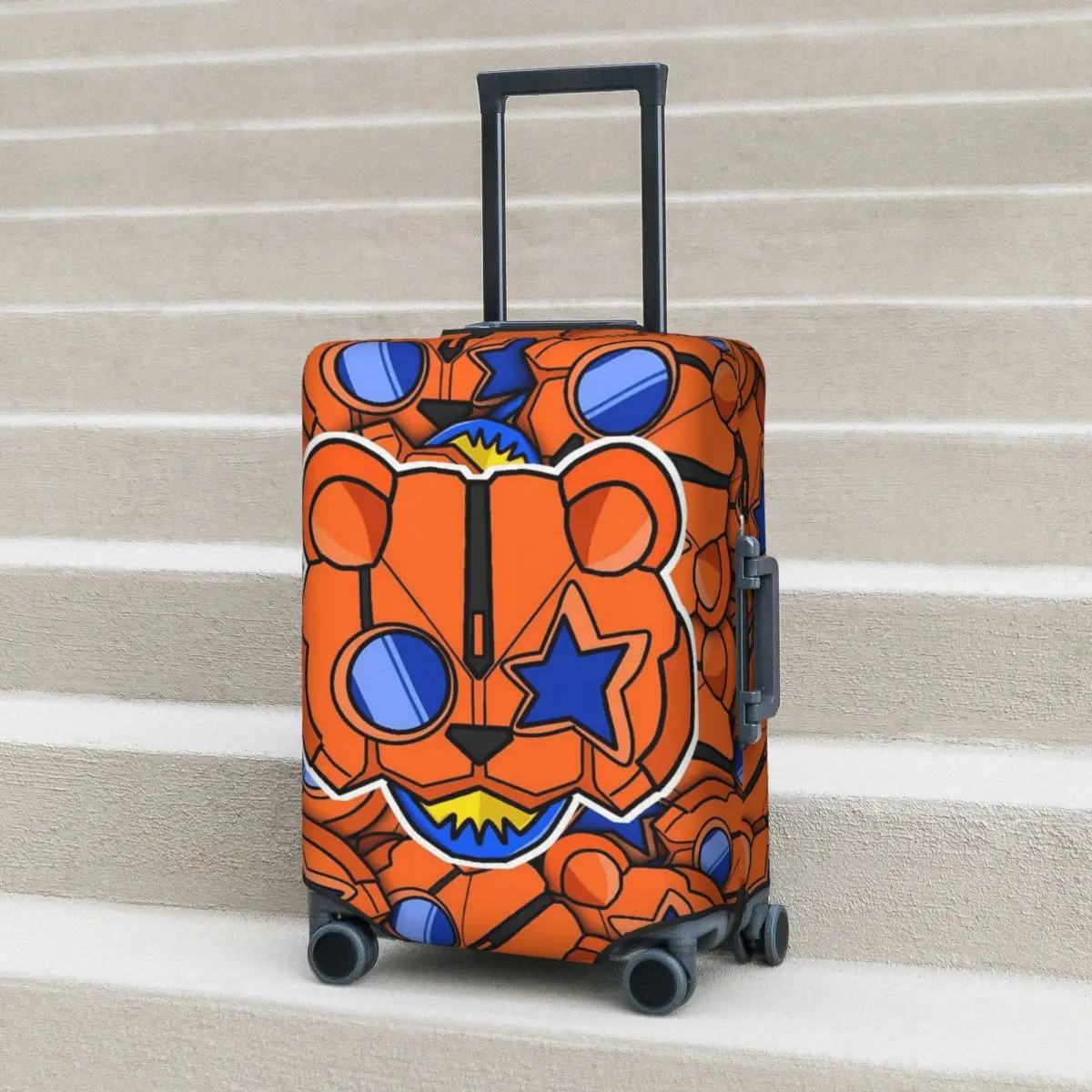 Bright Orange Block Kamen Rider Suitcase Cover Business Protection Holiday Fun Luggage Case
Bright Orange Block Kamen Rider Suitcase Cover Business Protection Holiday Fun Luggage Case