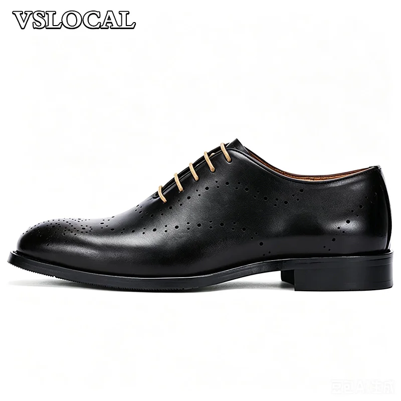 Luxury Men's Oxford Shoes Lace up Brogues Pointed Casual Mens Dress Shoes Coffee Wedding Business Leather Shoes For Men
Luxury Men's Oxford Shoes Lace up Brogues Pointed Casual Mens Dress Shoes Coffee Wedding Business Leather Shoes For Men