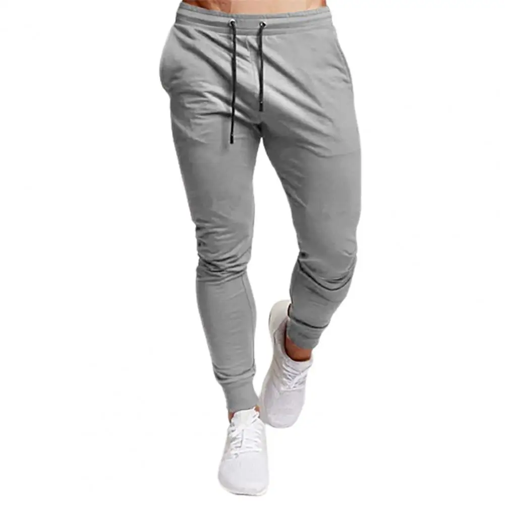 Men Sport Pants Solid Color Elastic Waist Drawstring Ankle-banded Soft Fitness Sweat Absorption Running Sweatpants Male Clothing
Men Sport Pants Solid Color Elastic Waist Drawstring Ankle-banded Soft Fitness Sweat Absorption Running Sweatpants Male Clothing