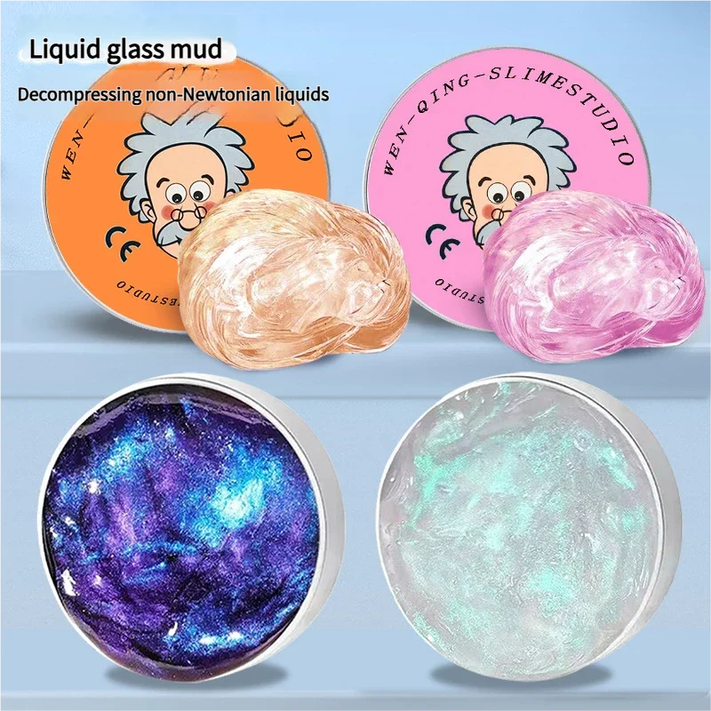 Reusable Putty Liquid Crystal Bouncy Slime Toy Set Kid Safe Mud Stress Relief Toys Color Clay Handmade DIY Handgum Playdough
Reusable Putty Liquid Crystal Bouncy Slime Toy Set Kid Safe Mud Stress Relief Toys Color Clay Handmade DIY Handgum Playdough
